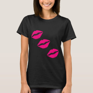 T-shirt Lèvres Rouge à Lèvres
