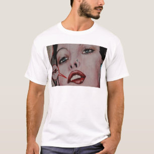 T-shirt Lèvres rouges