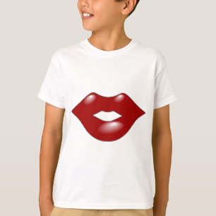 T-shirt Lèvres rouges