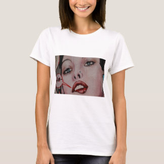 T-shirt Lèvres rouges