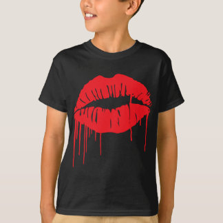 T-shirt Lèvres rouges Lèvres de la mode, Lèvres, Lèvres ro