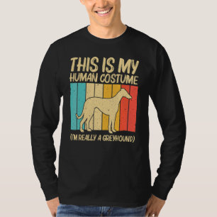 T-shirt Lévrier Cool Pour Hommes Femmes Lévrier Animal De 