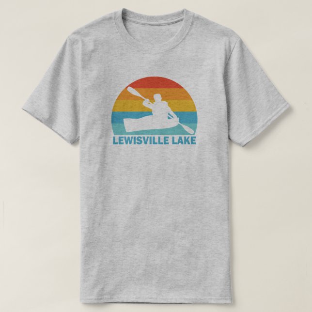 T-shirt Lewisville Lake Texas Kayak (Design devant)