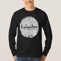 L'explication tue l'Humour artistique Hommes Fiers