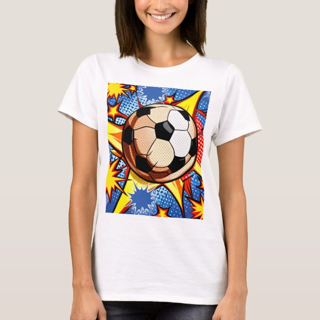T-shirt L'explosion du football (Devant)