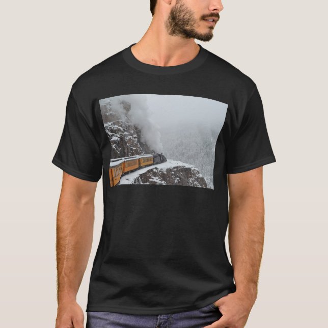 T-shirt L'express polaire arrondit la courbure (Devant)