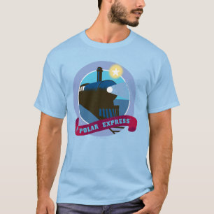 T-shirt L'Express polaire Insigne de train Vintage