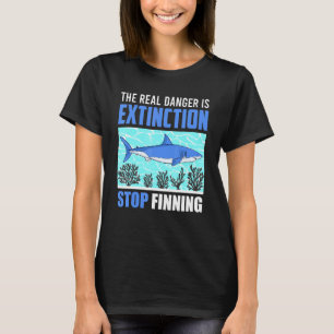 T-shirt L'extension est le véritable danger Arrêter la pêc