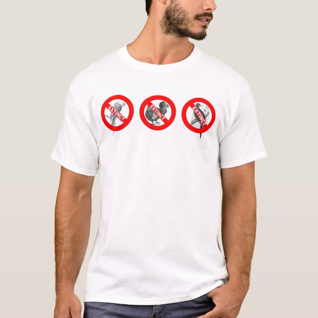 T-shirt L'extinction n'est pas intendance (Devant)