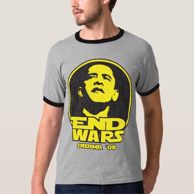T-shirt L'extrémité lutte Obama (Devant)