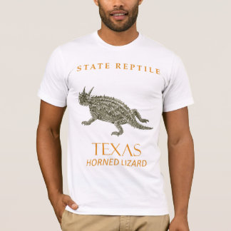 T-shirt Lézard à cornes du Territoire du Texas