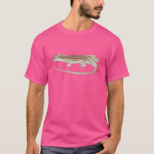 T-shirt lézard à queue fouettée tacheté