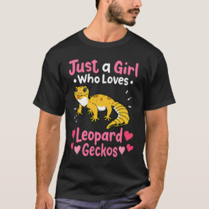 T-shirt Lézard Aquarelle Mignon Juste Une Fille Qui Aime L