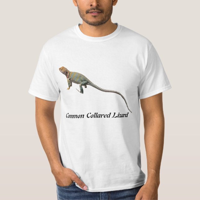 T-shirt Lézard colleté par terrain communal (Devant)