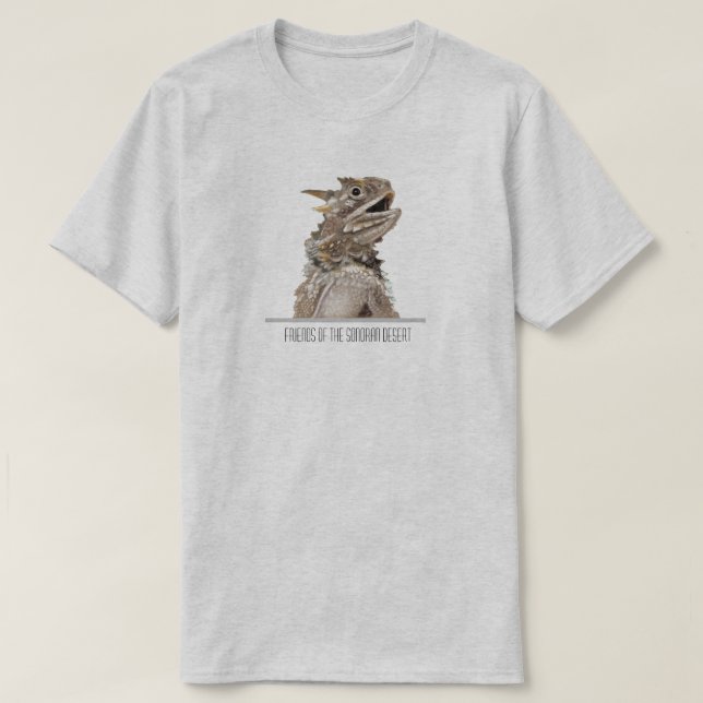 T-shirt Lézard corné (Design devant)