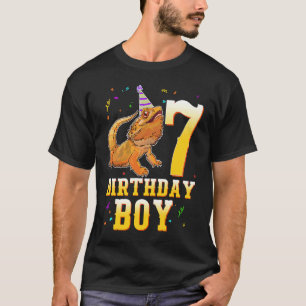 T-shirt Lézard Dragon à oreilles 7e anniversaire Garçon de