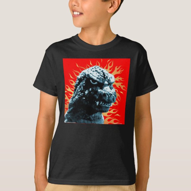 T-shirt 'Lézard géant sur le feu (Devant)