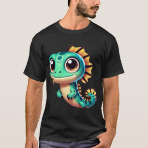 T-shirt Lézard Poisson Adorable