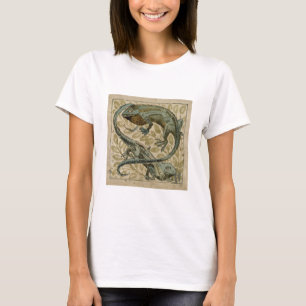 T-shirt Lézards, conception pour une tuile (la semaine su