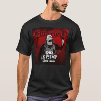 T-shirt LG Petrov vocalis bande entombed entombe