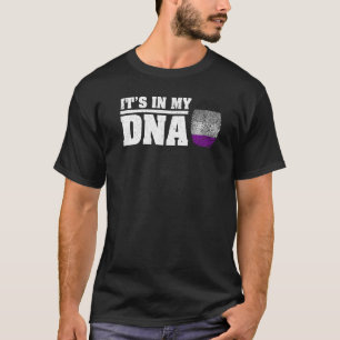 T-shirt Lgbt Ace Pride Mois Queer Dna Asexuality Drapeau P