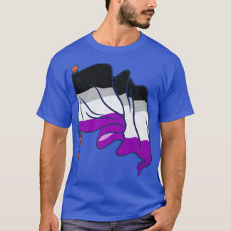T-shirt Lgbt Aseuality Flag Ace Pride Droits de l'Homme Fi