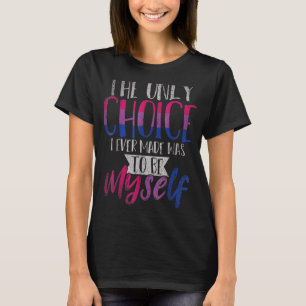 T-shirt Lgbt Bi Pride Fière Bisexuel Bisexualité Drapeau C