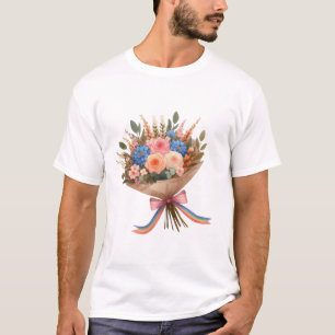 T-shirt Lgbt bouquet de fleurs