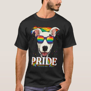 T-shirt Lgbt Bull Terrier Gay pride Lgbtq Rainbow Drapeau 