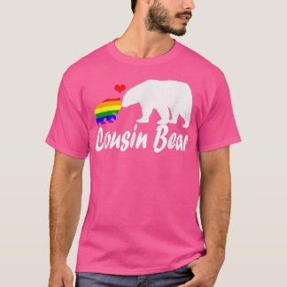 T-shirt Lgbt Cousin Bear Gay pride Equal Rights Arc-en-cie