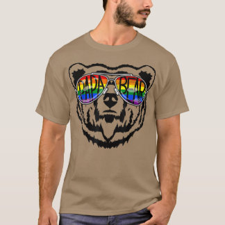 T-shirt LGBT Daddy Papa Bear Gay Pride Proud Dad Father's