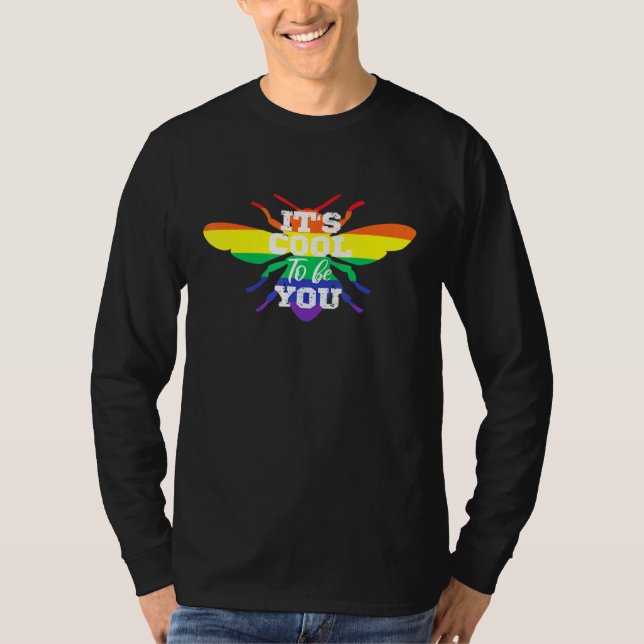 T-shirt Lgbt Fierne Son Cool D'Être Vous Fierté Parade (Devant)