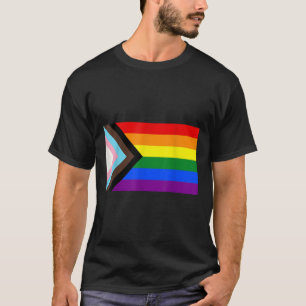 T-shirt LGBT Flag de la fierté d'avancement
