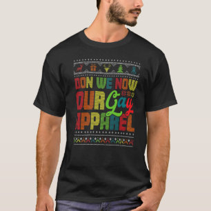 T-shirt LGBT Gay Christmas Don We Now Our Gay Costume