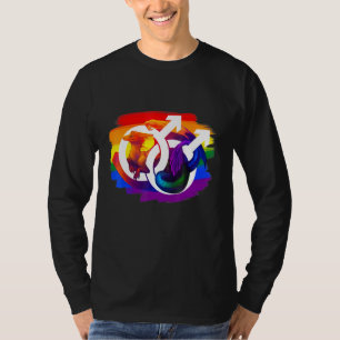 T-shirt Lgbt Gay Dragon Pride Transgenre Rainbow Lesbian