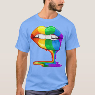 T-shirt LGBT Gay pride Arc-en-ciel Drapeau Lesbian mignon 
