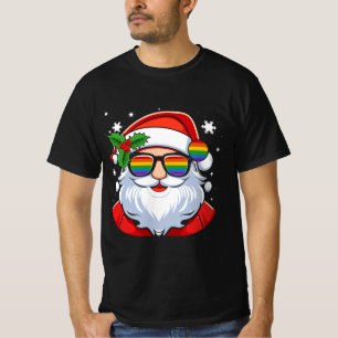 T-shirt LGBT Gay pride Cool tendance Santa Claus Gay Merry