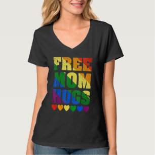 T-shirt Lgbt Gay pride Libérez Maman Hugs Femmes Vêtements