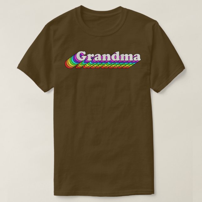 T-shirt LGBT Grandma Soutien LGBTQ Droits à l'égalité Homm (Design devant)