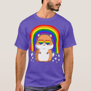 T-shirt LGBT Hamster Gay pride Rainbow LGBTQ mignon Cadeau