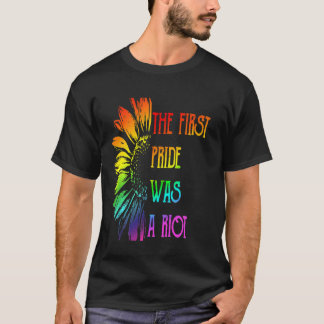 T-shirt Lgbt La Première Fierté Était Un Tournesol D'Émeut