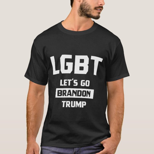 T-shirt Lgbt let’s go brandon - USA Political Gift (Devant)