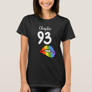 T-shirt Lgbt Lèvres Sexy Arc-en-ciel Chapitre 93 Célébrati