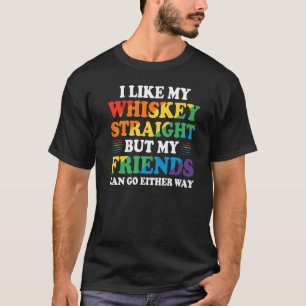 T-shirt Lgbt Lgbtq Ally Pride Couleurs Rainbow Retro Vinta