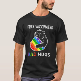 T-shirt Lgbt Lgbtq Fier Bea Gratuite Vacciné Ours Papa Acc