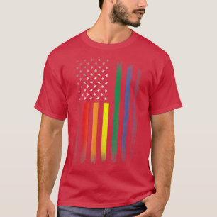T-shirt LGBT LGBTQ LGBTQ+ Bi Lesbian Arc-en-ciel vêtement