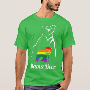 T-shirt LGBT Mama Bear Gay Pride d'Equal Rights Rainbow