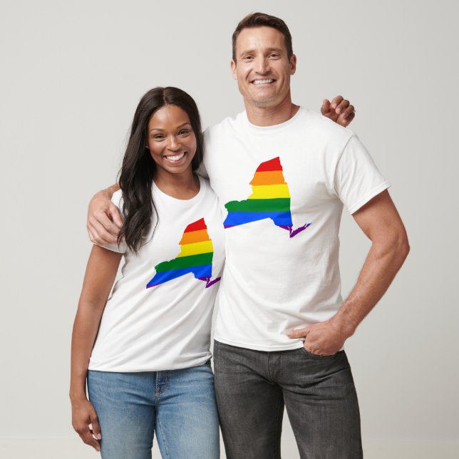 T-shirt LGBT New York, Débardeur de la carte nationale amé (Unisexe)