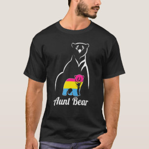 T-shirt Lgbt Pansexual Tante Bear Pan Pride Indicateur