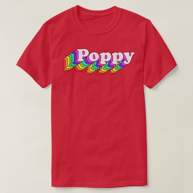 T-shirt Lgbt Poppy Support Lgbtq Equality Rights Human Pri (Design devant)
